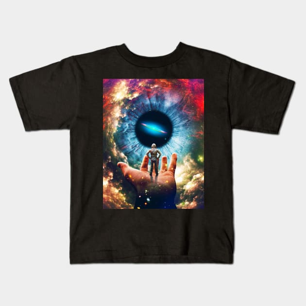 Through the Wormhole Kids T-Shirt by SeamlessOo